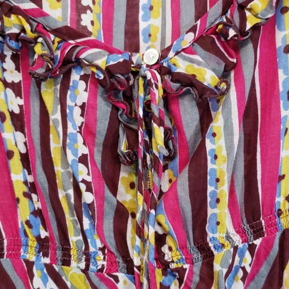 Lucky Brand colorful Top size small - Picture 4 of 7